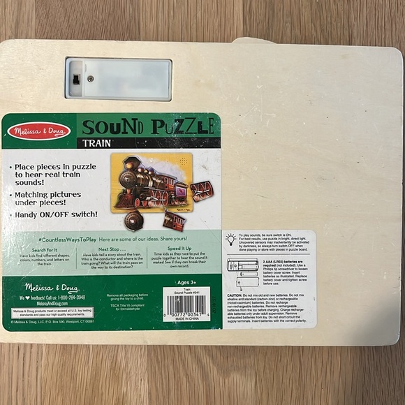 Melissa & Doug Train Sound Puzzle - Picture 3 of 4